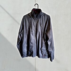 Jordan Men's Gray Death Defying-High Flying 360 Slam Dunk Windbreaker Size Large